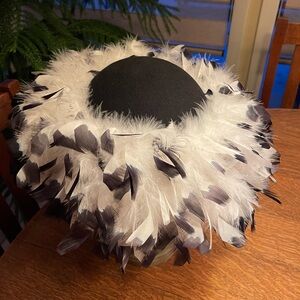 Wool and feather fancy hat by Bollman. Audrey Hepburn in Breakfast at Tiffany’s!